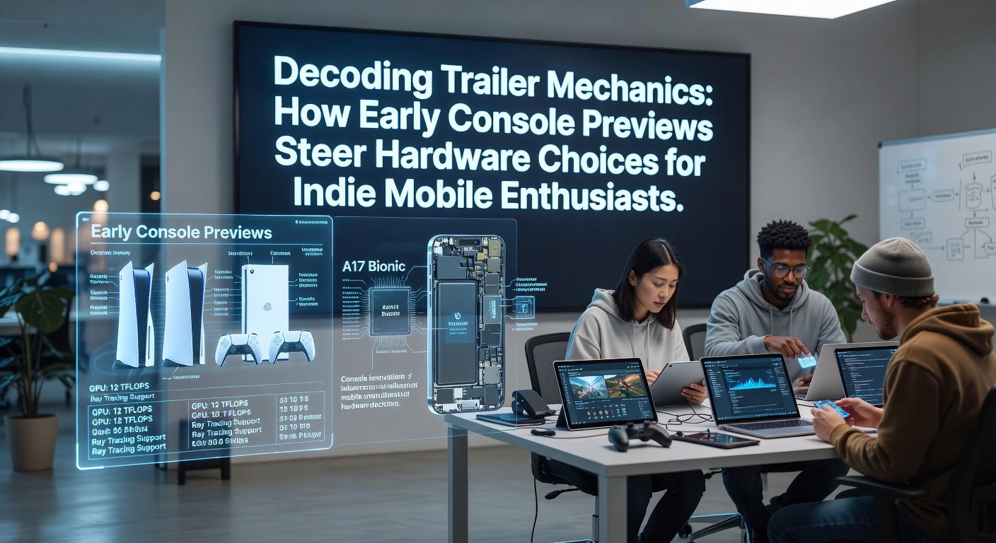 Early console game trailer showcasing detailed graphics and hardware performance on large display