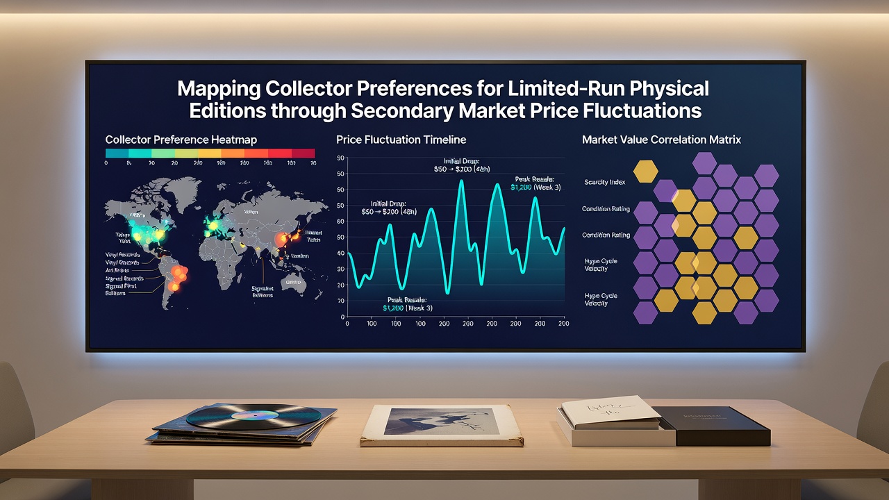 Chart displaying secondary market price fluctuations for select limited editions over time
